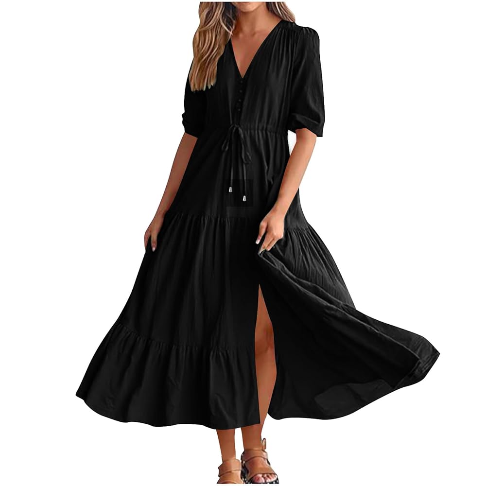 専用！solov SUMMER TRIM DRESS 黒 サイズ1 Amazon.com: JOAU Women Summer Dresses 2024 Casual Short